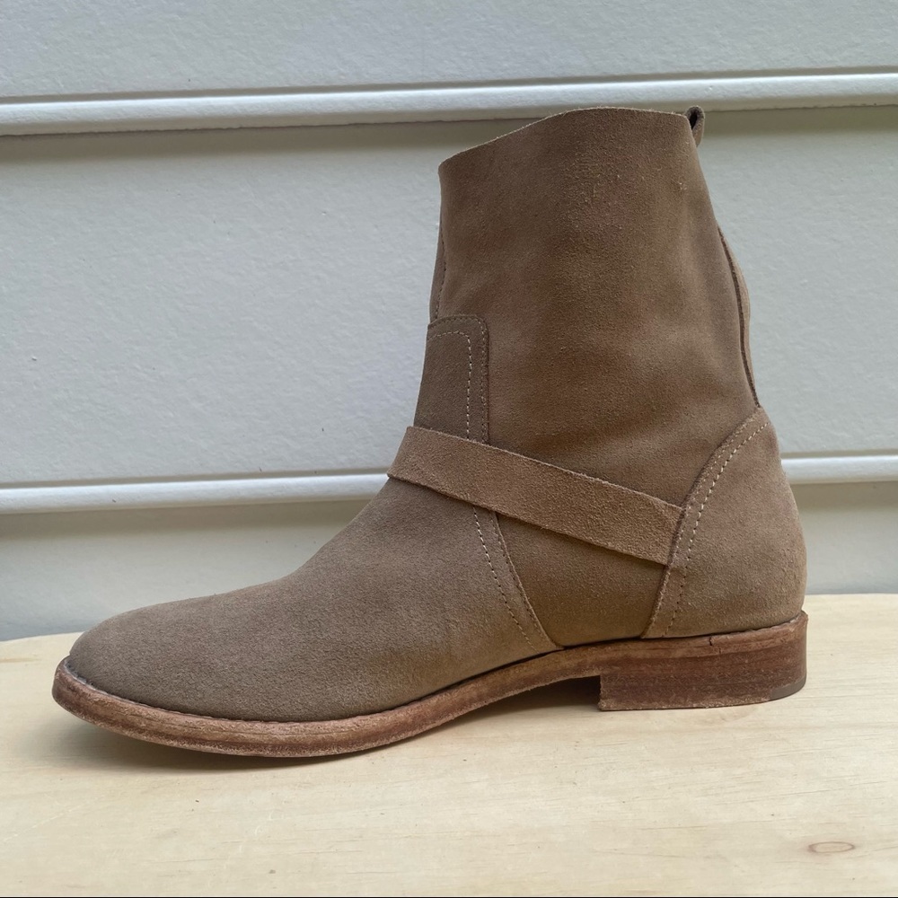Joie Hoxton Cement Suede moto boots 38.5 - Picture 10 of 16